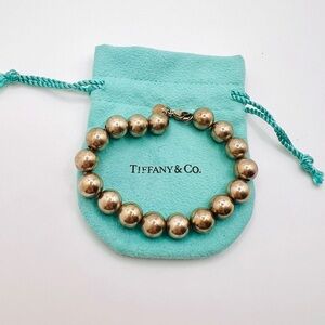 Tiffany & Co. Hard Wear Ball Sterling Silver 10mm Bead Bracelet